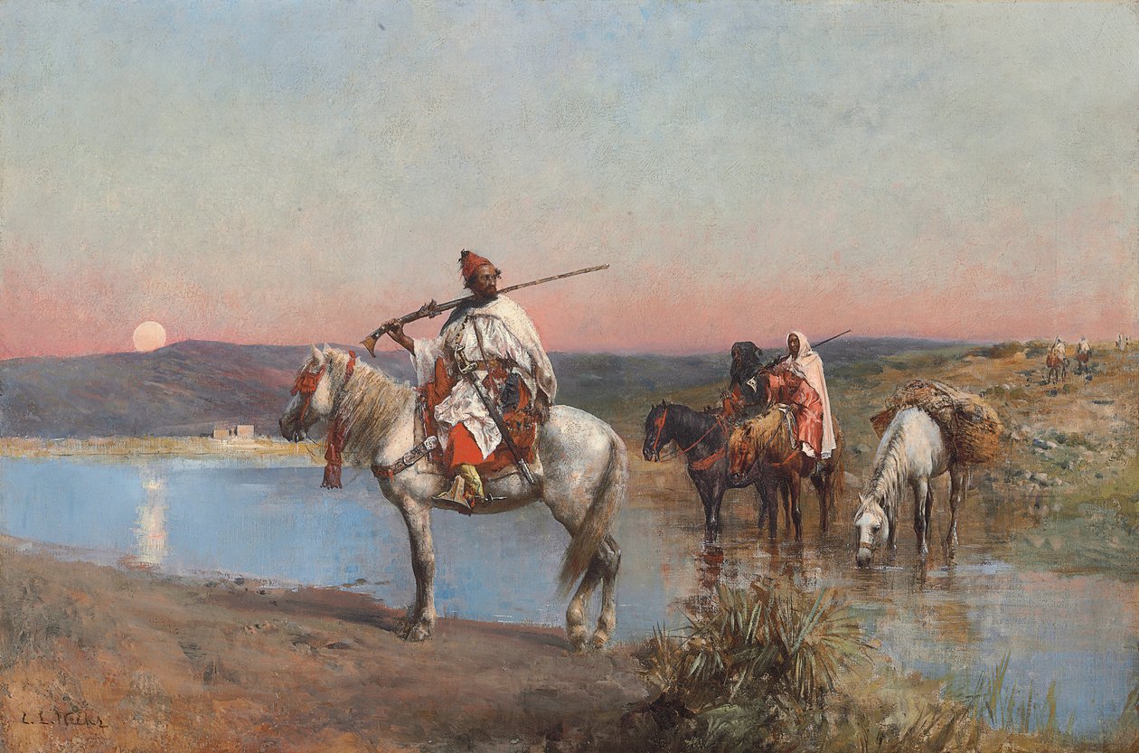 Bir Akışı Geçmek by Edwin Lord Weeks