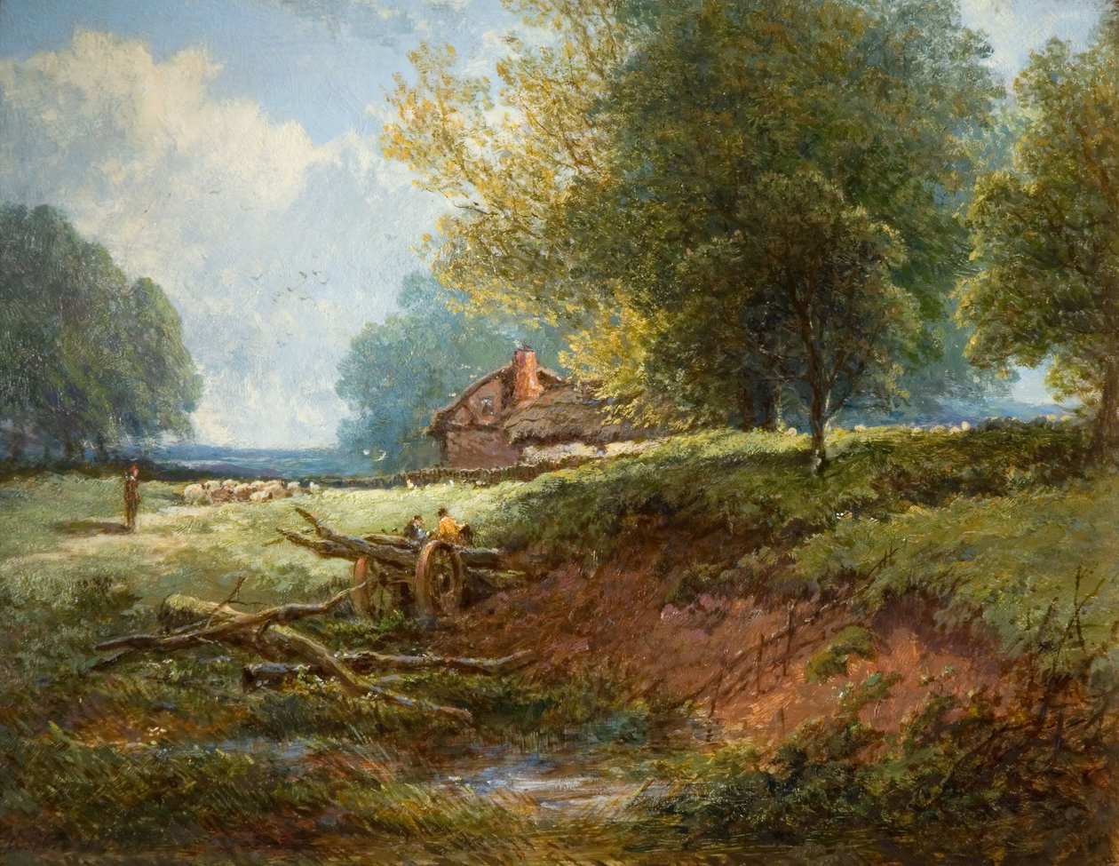 Çayır Sahnesi, 1880. by Edwin Taylor