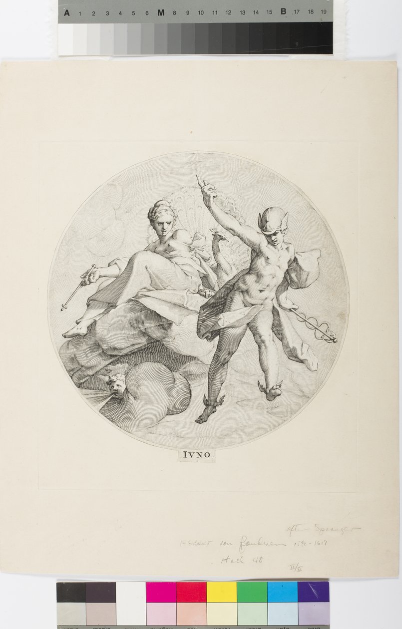 Juno (gravür) by Egbert van Panderen