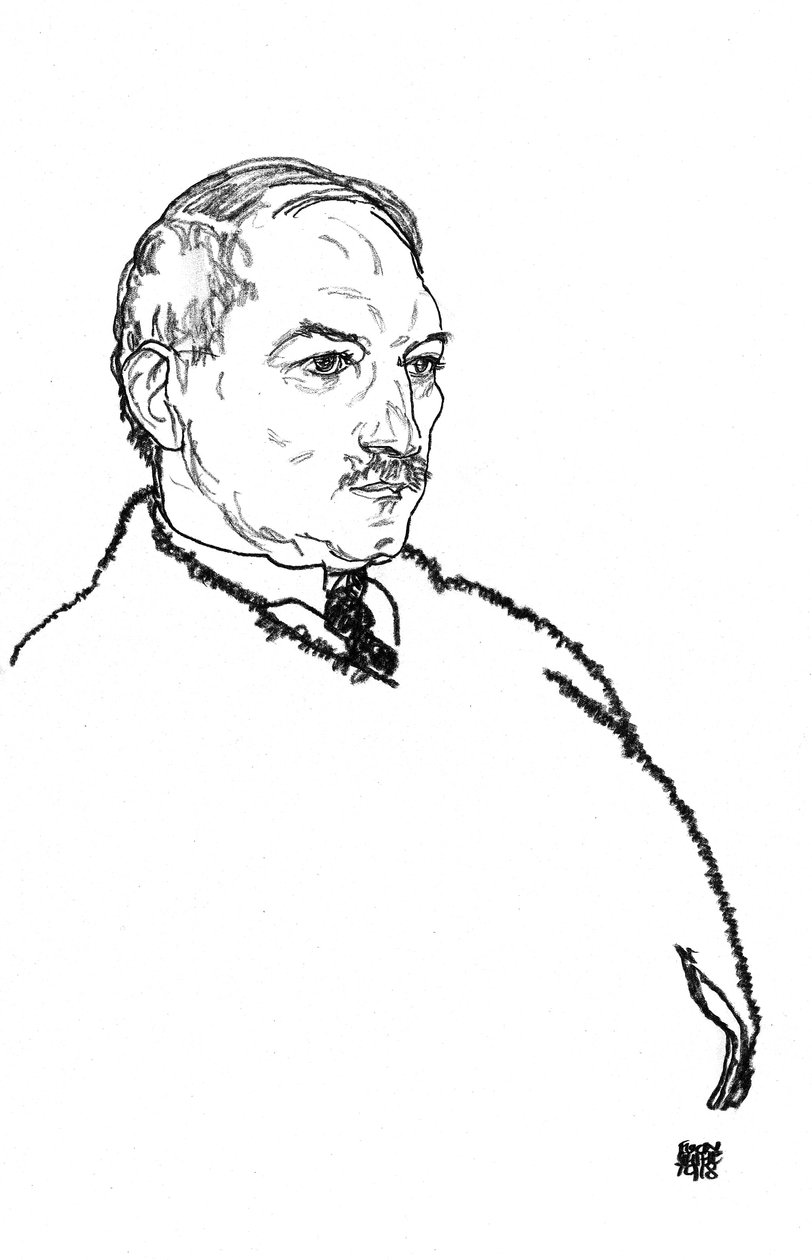 Ağustos Lederer by Egon Schiele