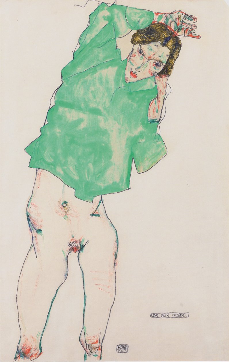 yansıtmadan önce by Egon Schiele