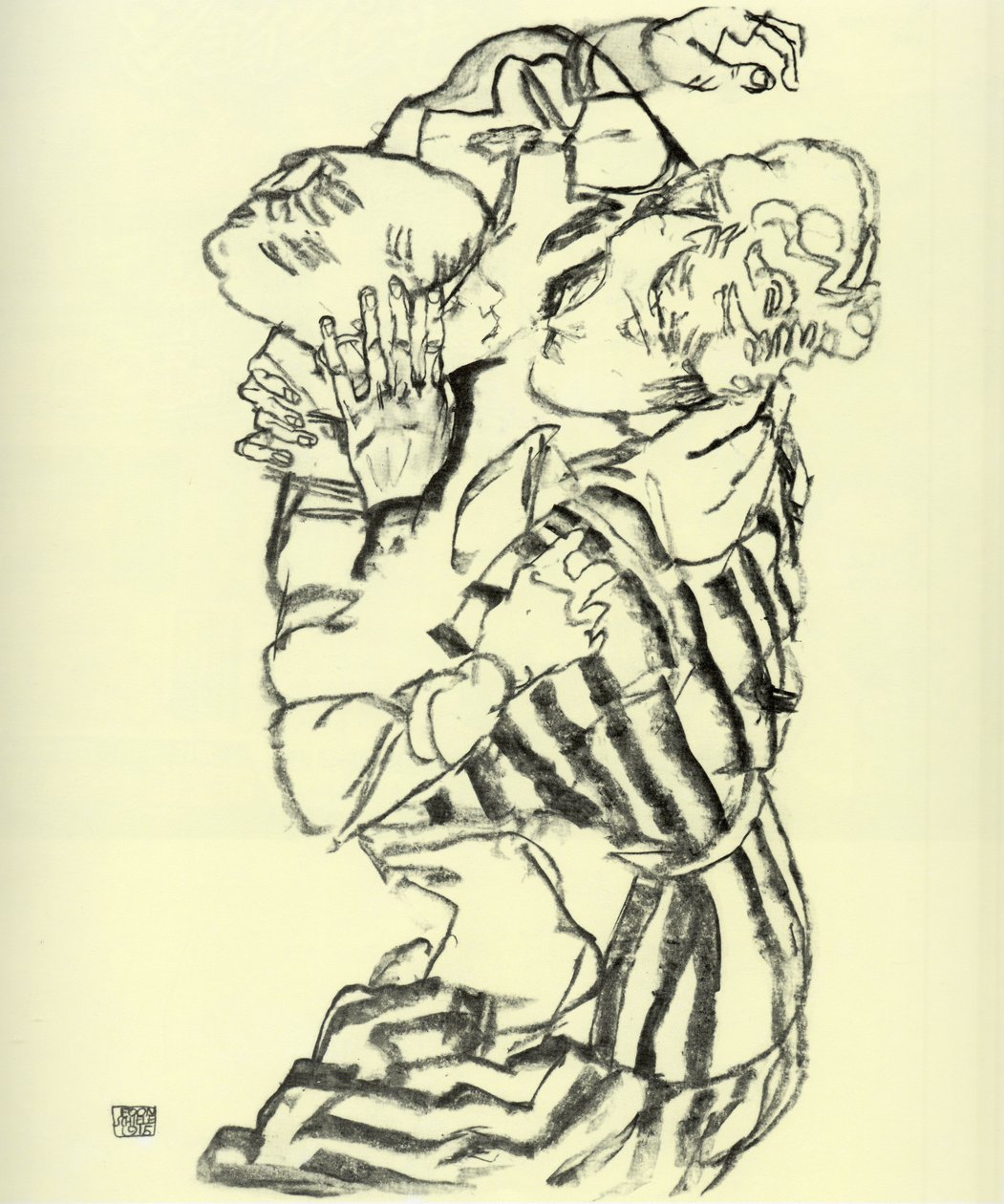 teyze ve yeğen by Egon Schiele
