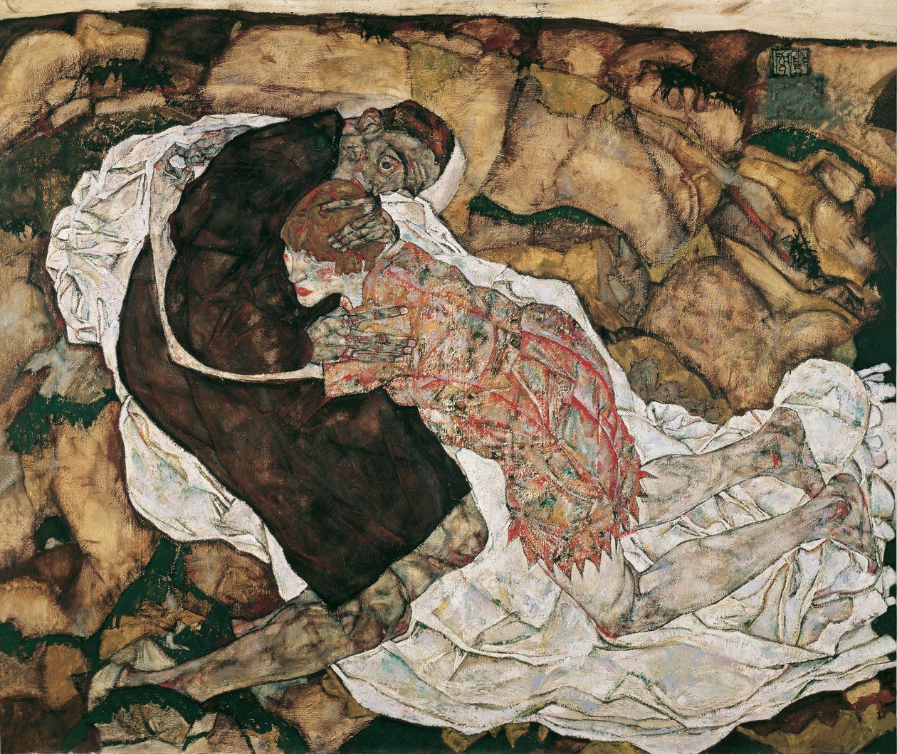 Ölüm ve Kız by Egon Schiele