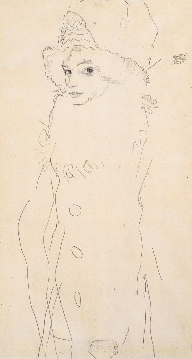 Gerti Schiele by Egon Schiele