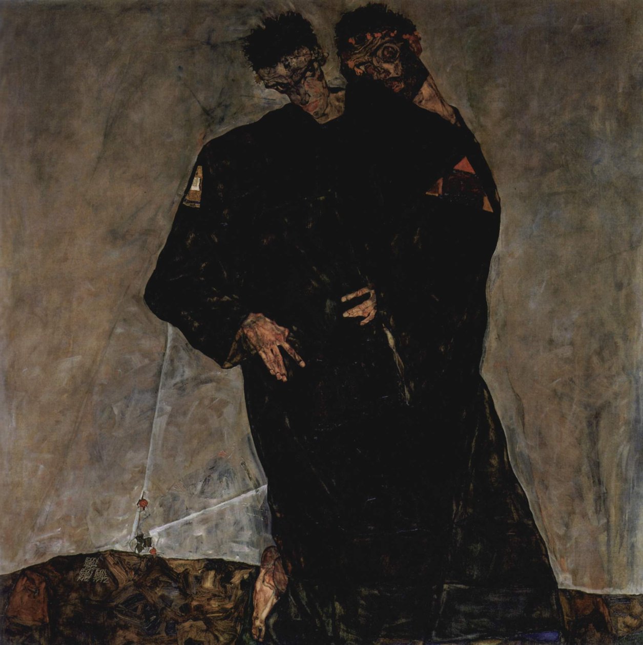 münzeviler by Egon Schiele