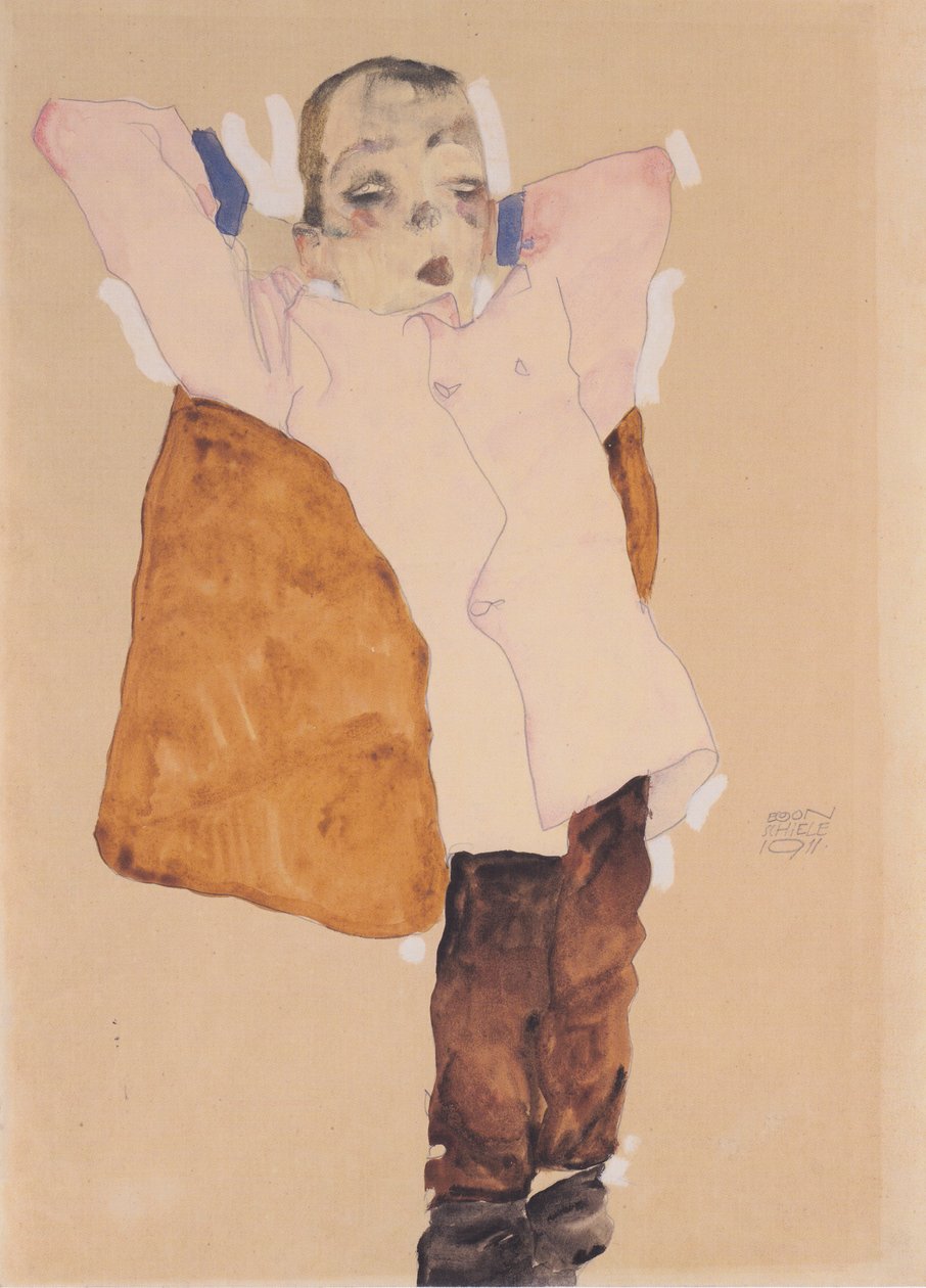 Knabe (Küçük) by Egon Schiele