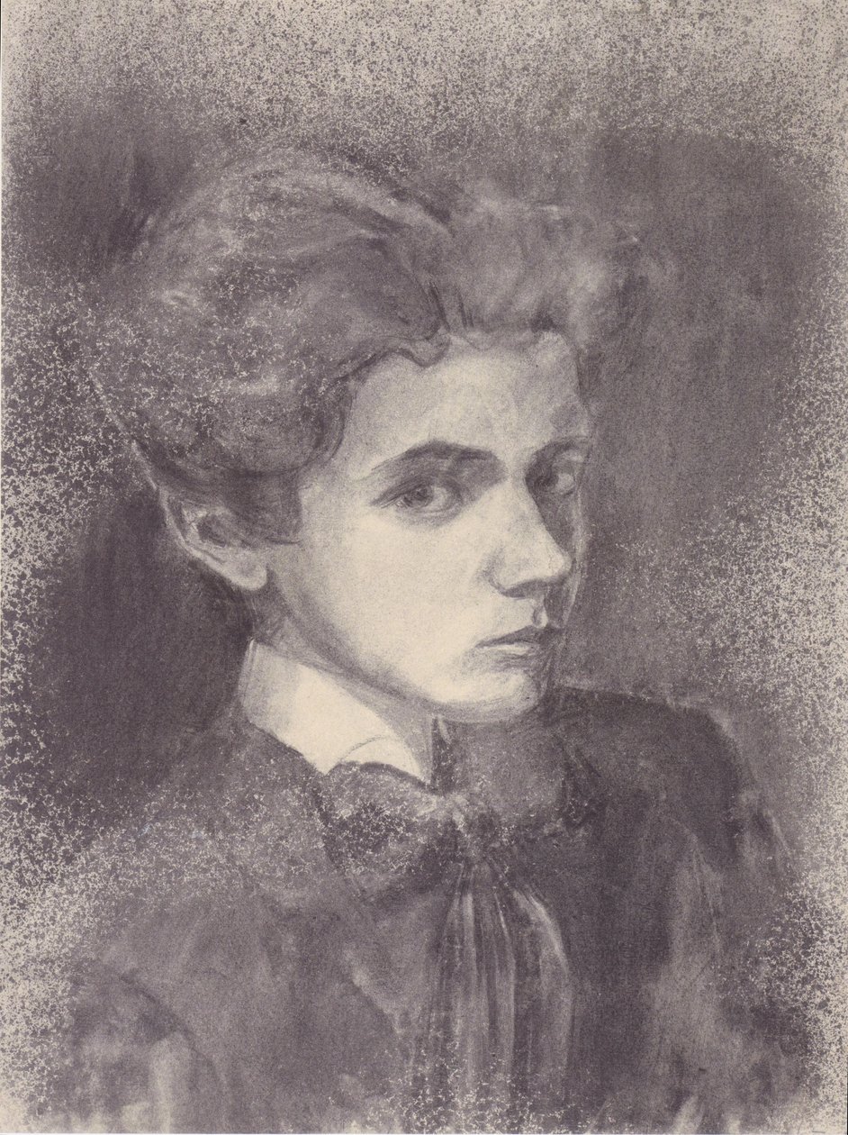 kendi portre by Egon Schiele