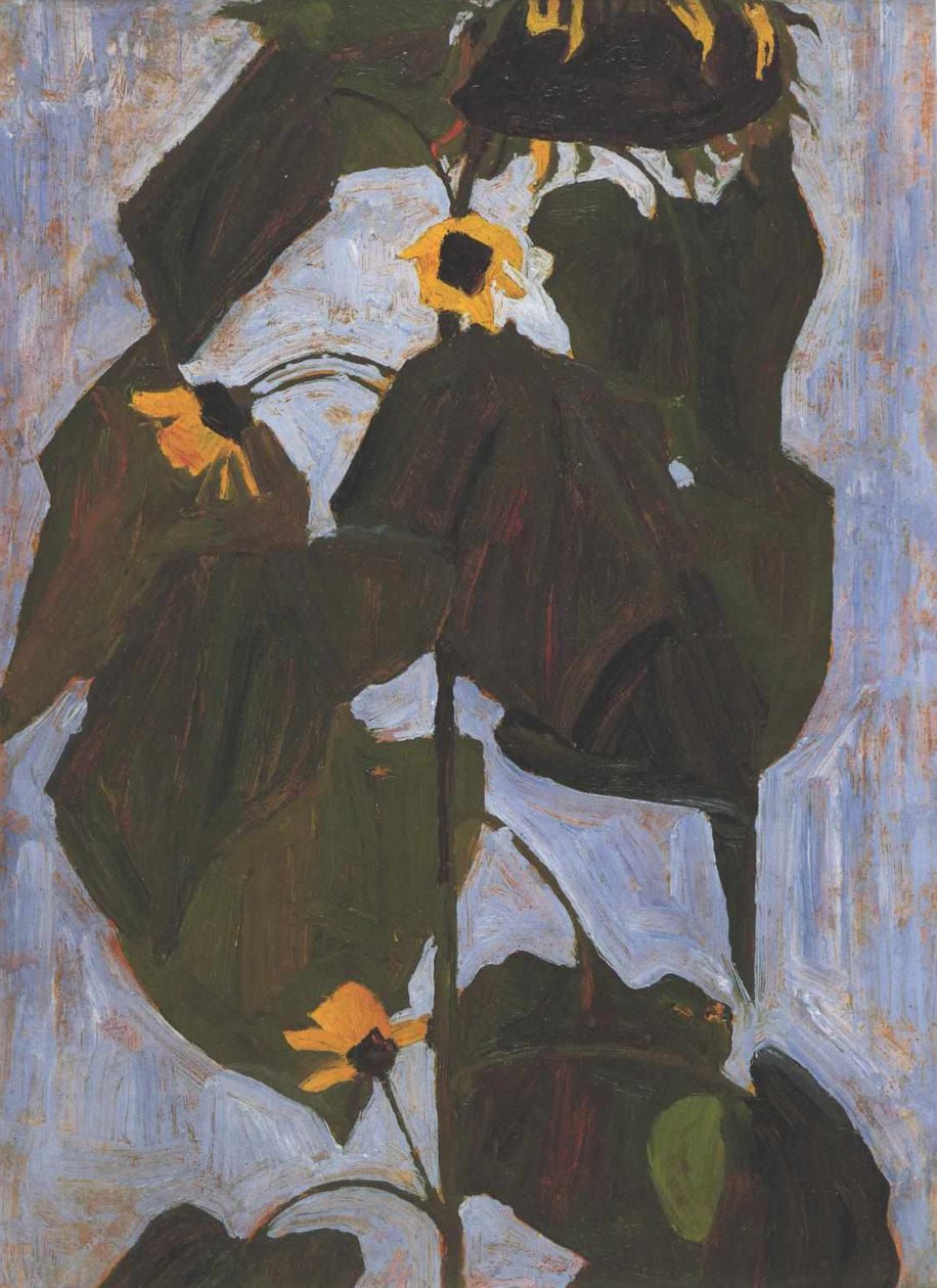 Ayçiçekleri 2 by Egon Schiele