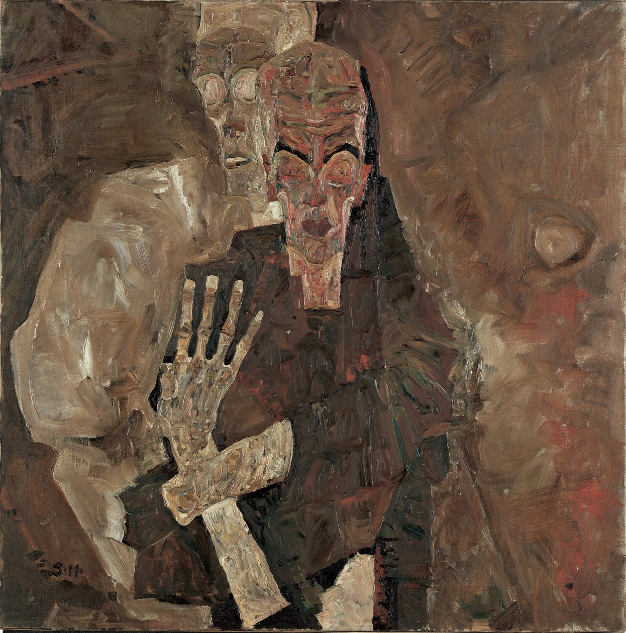 Self-Seer II (Ölüm ve İnsan) by Egon Schiele