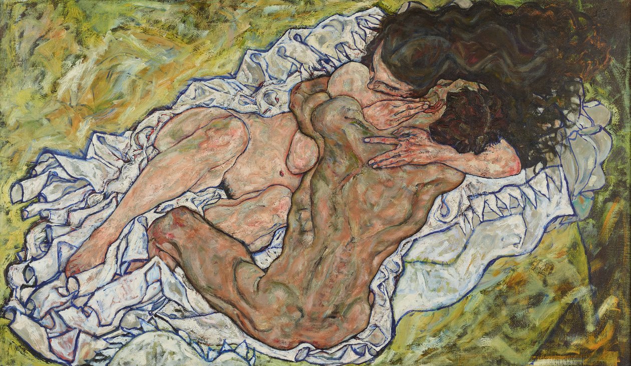 Sarılmak by Egon Schiele