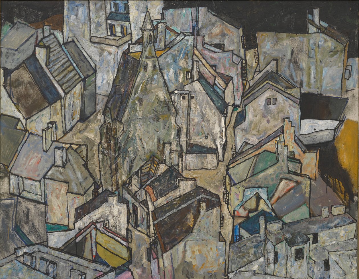 Moedling II, 1918. by Egon Schiele