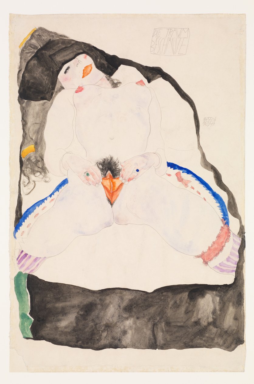 Rüyada Görülmek, 1911. by Egon Schiele