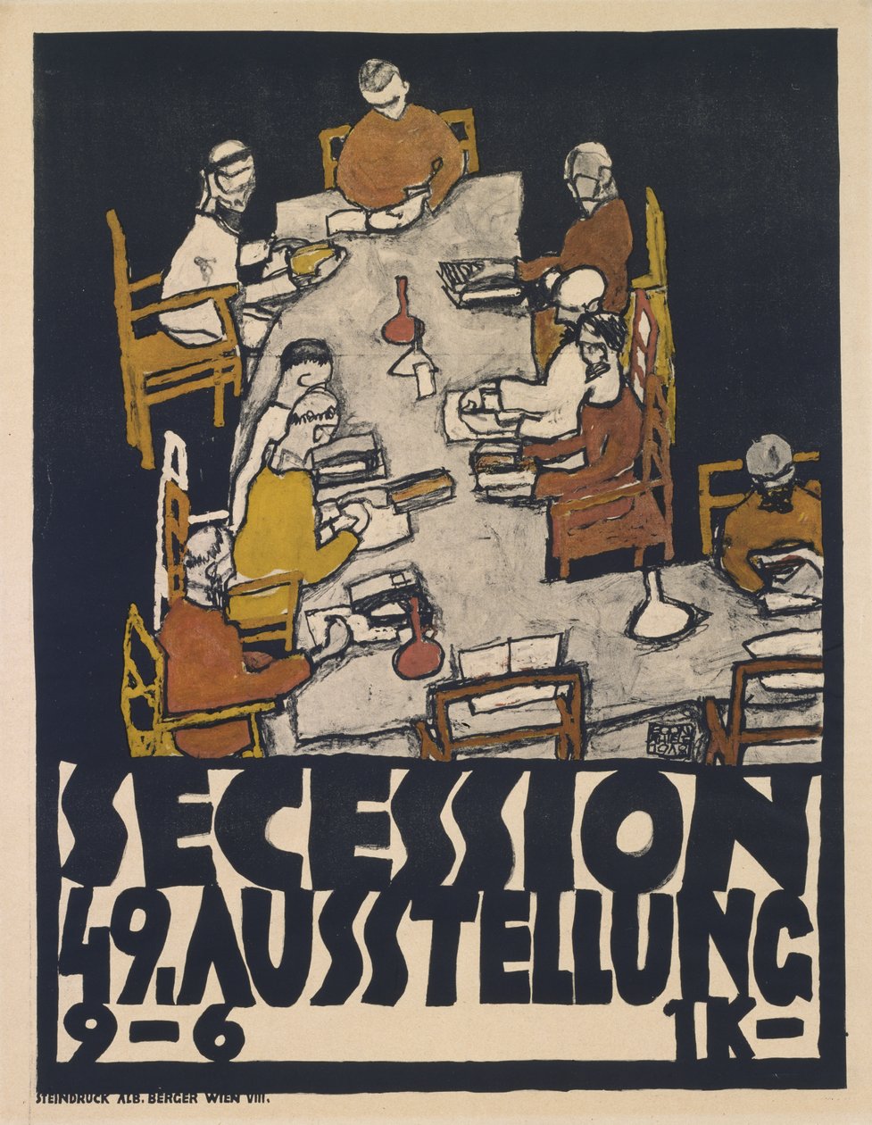 Ayrılık 49. Ausstellung (Ayrılık 49. Sergi), 1918 by Egon Schiele