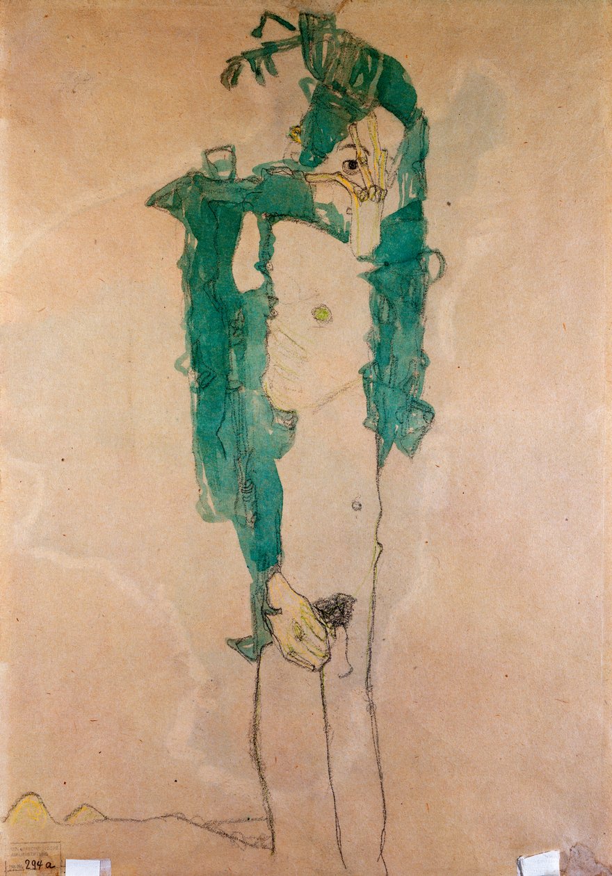 Otoportre, c.1910 by Egon Schiele