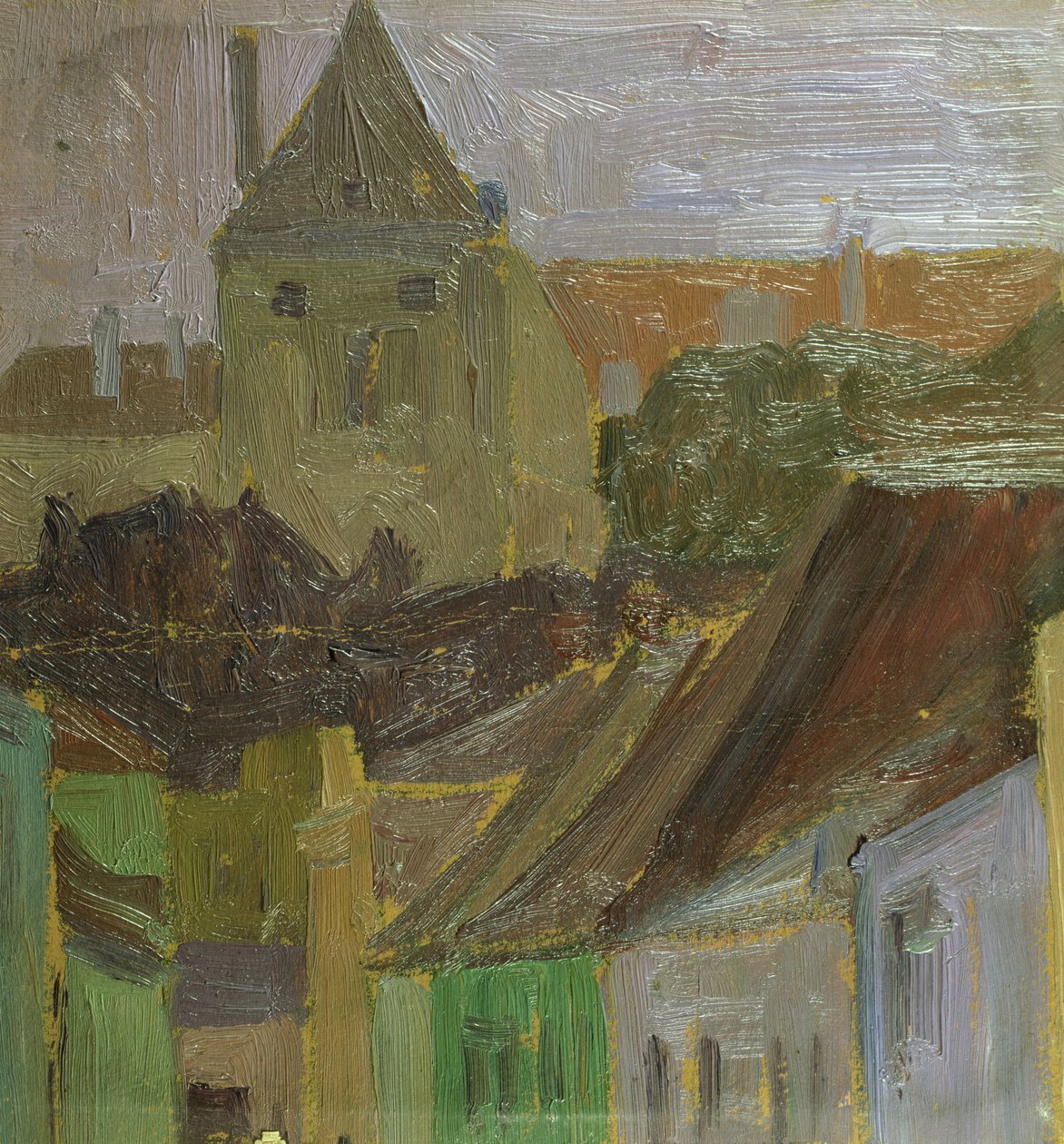 Evlerin İncelenmesi by Egon Schiele