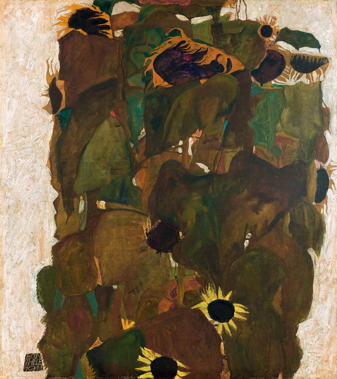 Ayçiçekleri I, 1911. by Egon Schiele