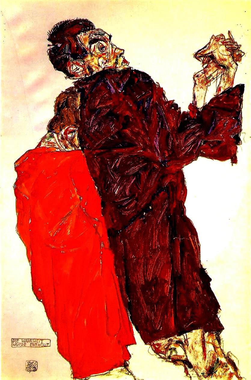 Gerçek Açığa Çıktı by Egon Schiele