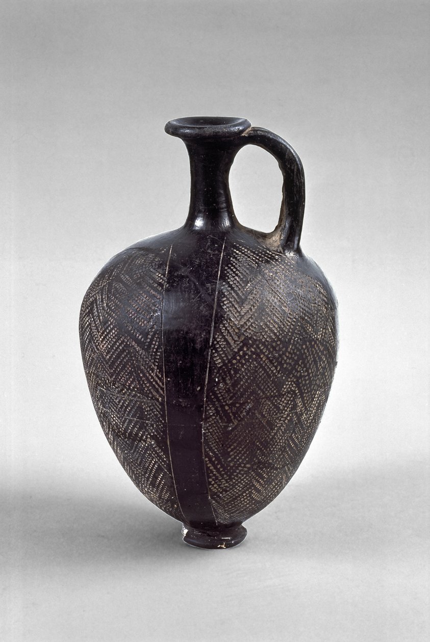 Çizik bezemeli juglet, muhtemelen Hanedan Öncesi Mısır (çömlek) by Egyptian