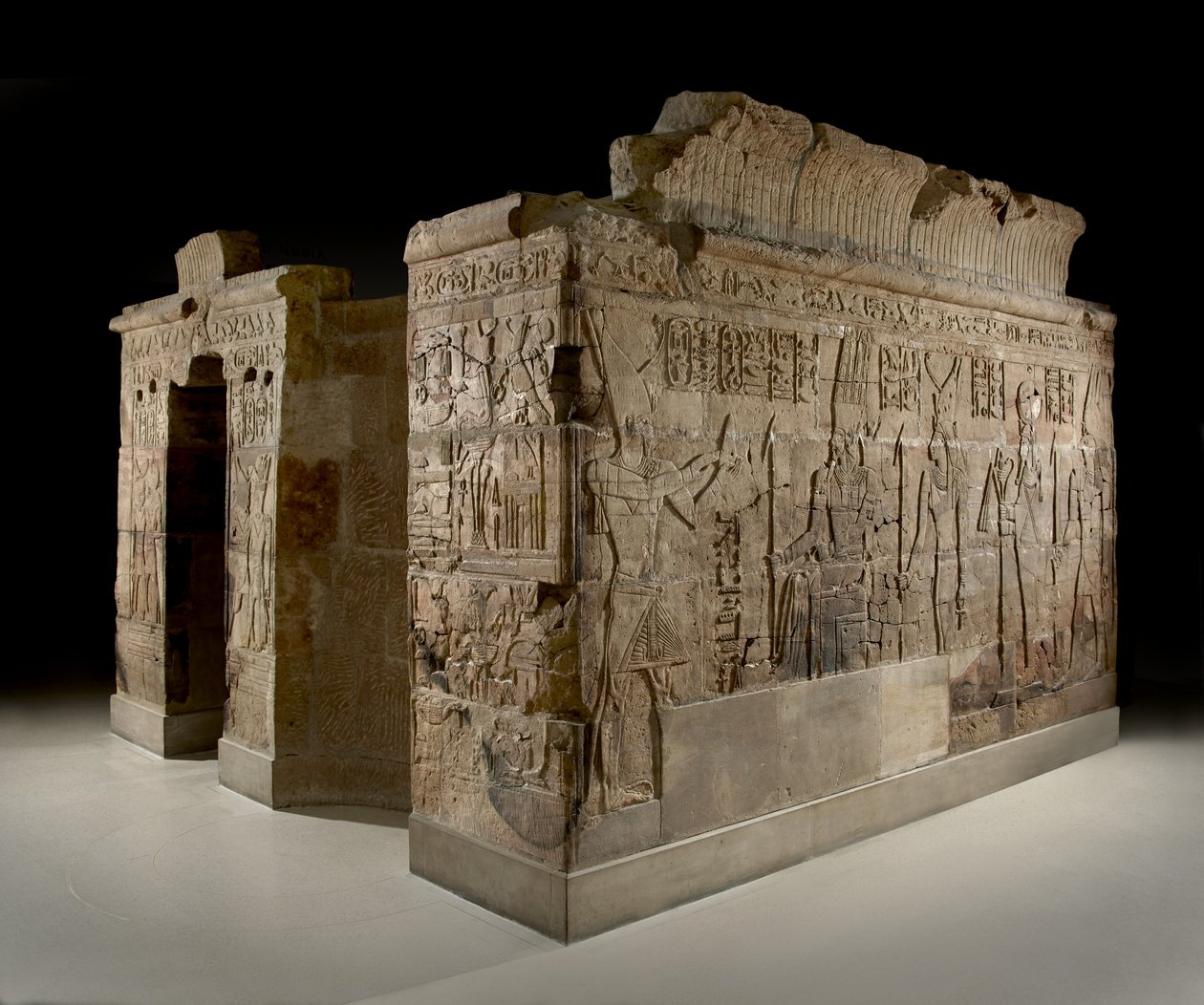 Taharqa Tapınağı, c.690-664 MÖ kumtaşı by Egyptian 25th Dynasty