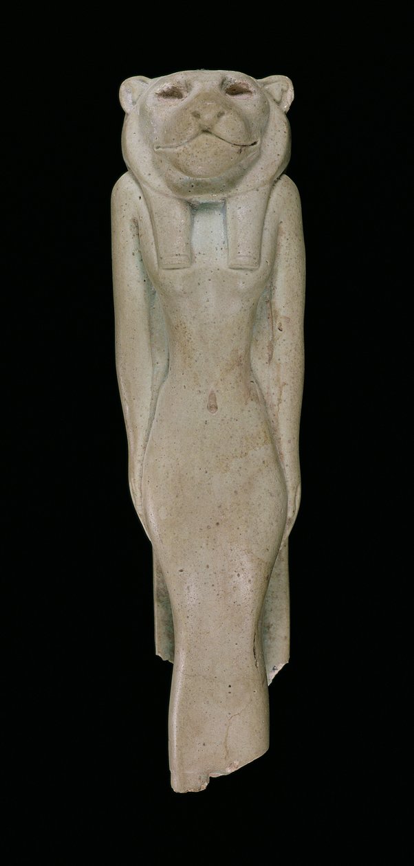 Tanrıça Sakhmet (fayans) by Egyptian 18th Dynasty