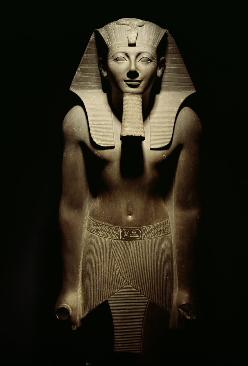 Tuthmosis III (c.1490-39 BC) (bazalt) by Egyptian 18th Dynasty