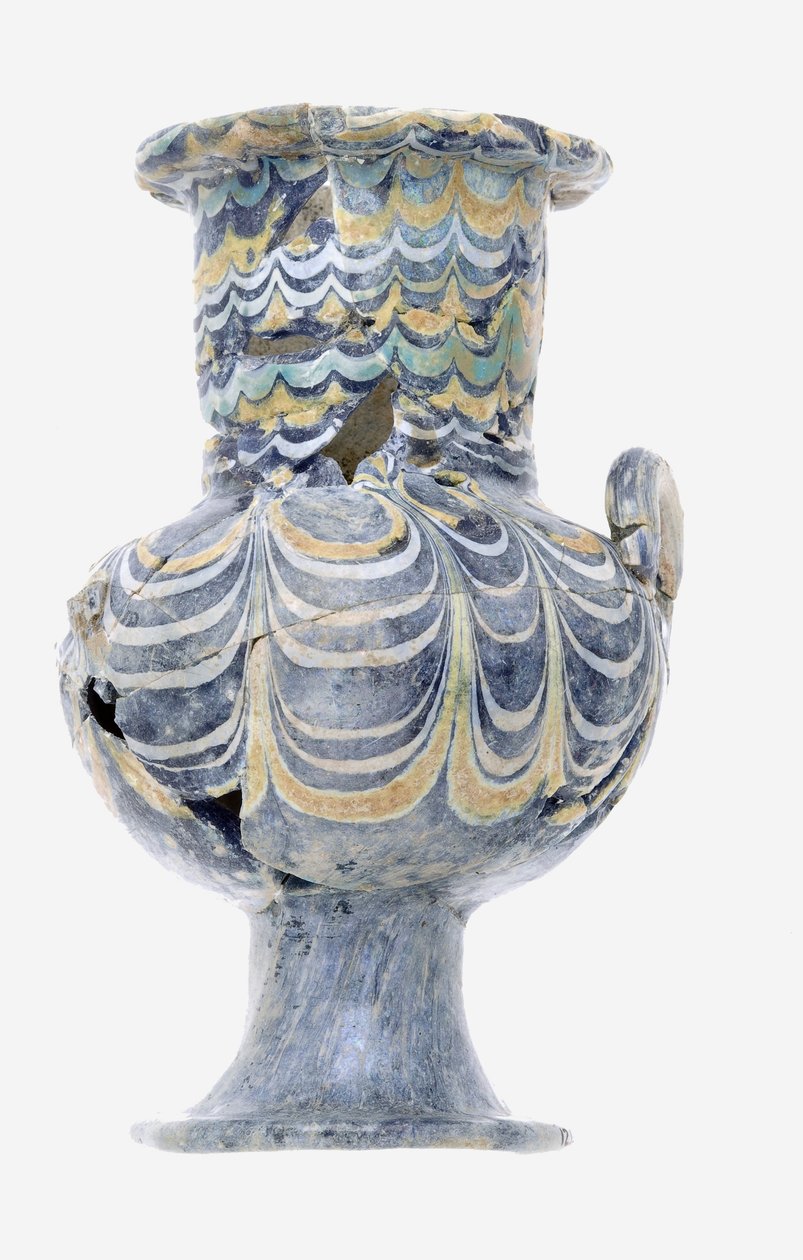 Vazo, MÖ 1390-1353 (cam) by Egyptian 18th Dynasty