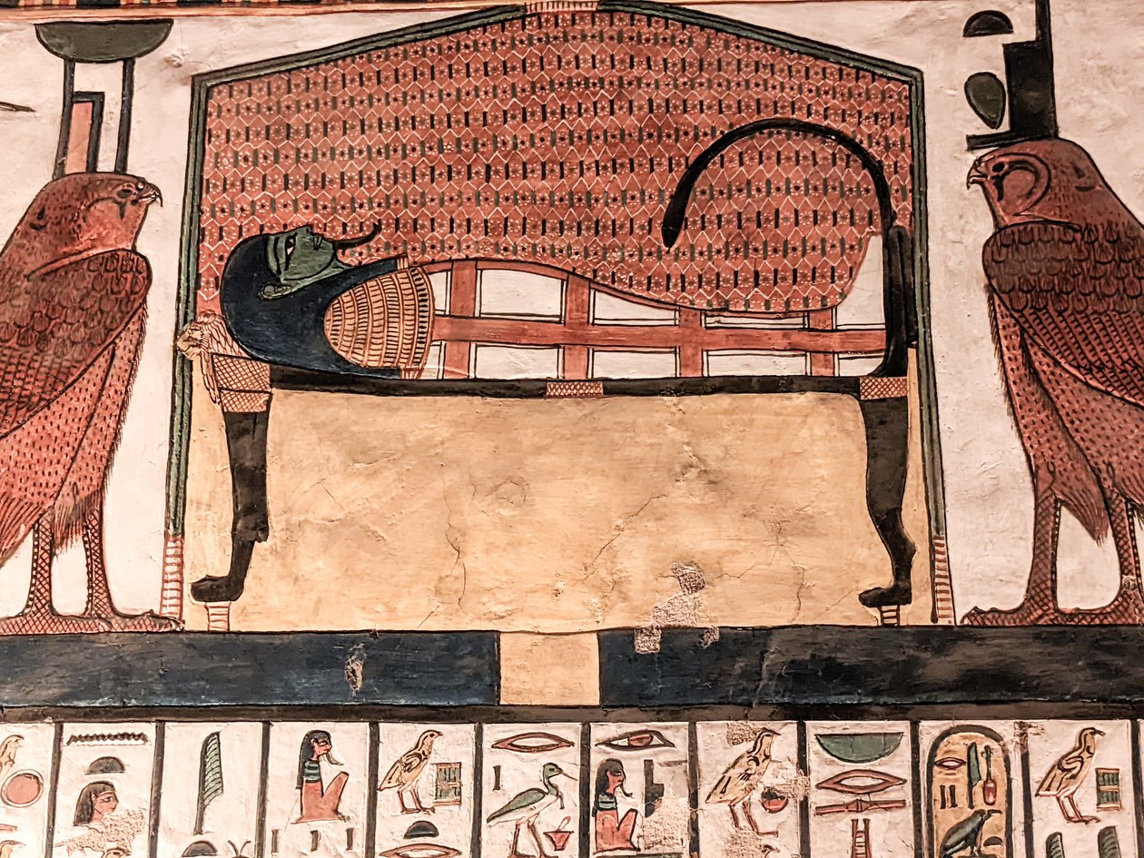 Horus Mezarı Nefertari (duvar resmi) by Egyptian 19th Dynasty
