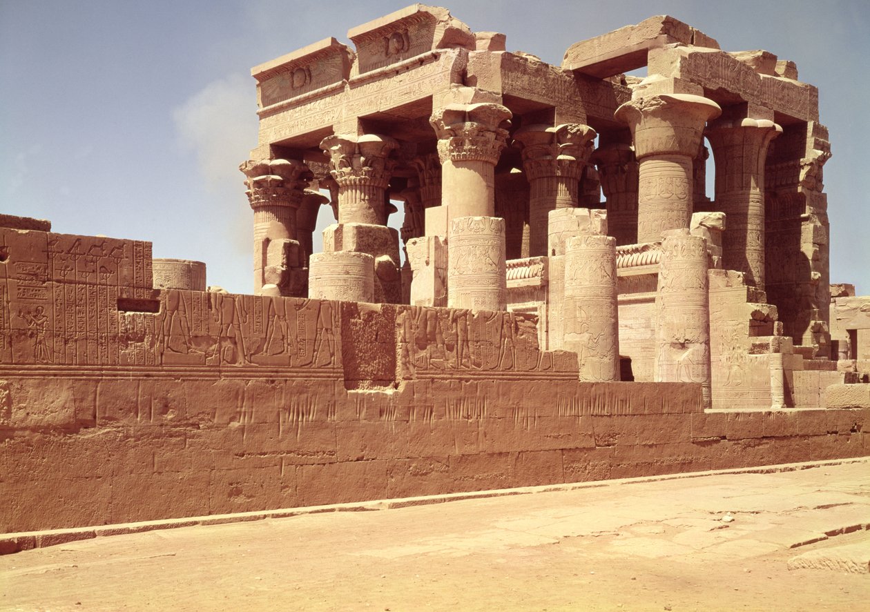 Sobek ve Haroeris Tapınağı by Egyptian Ptolemaic Period