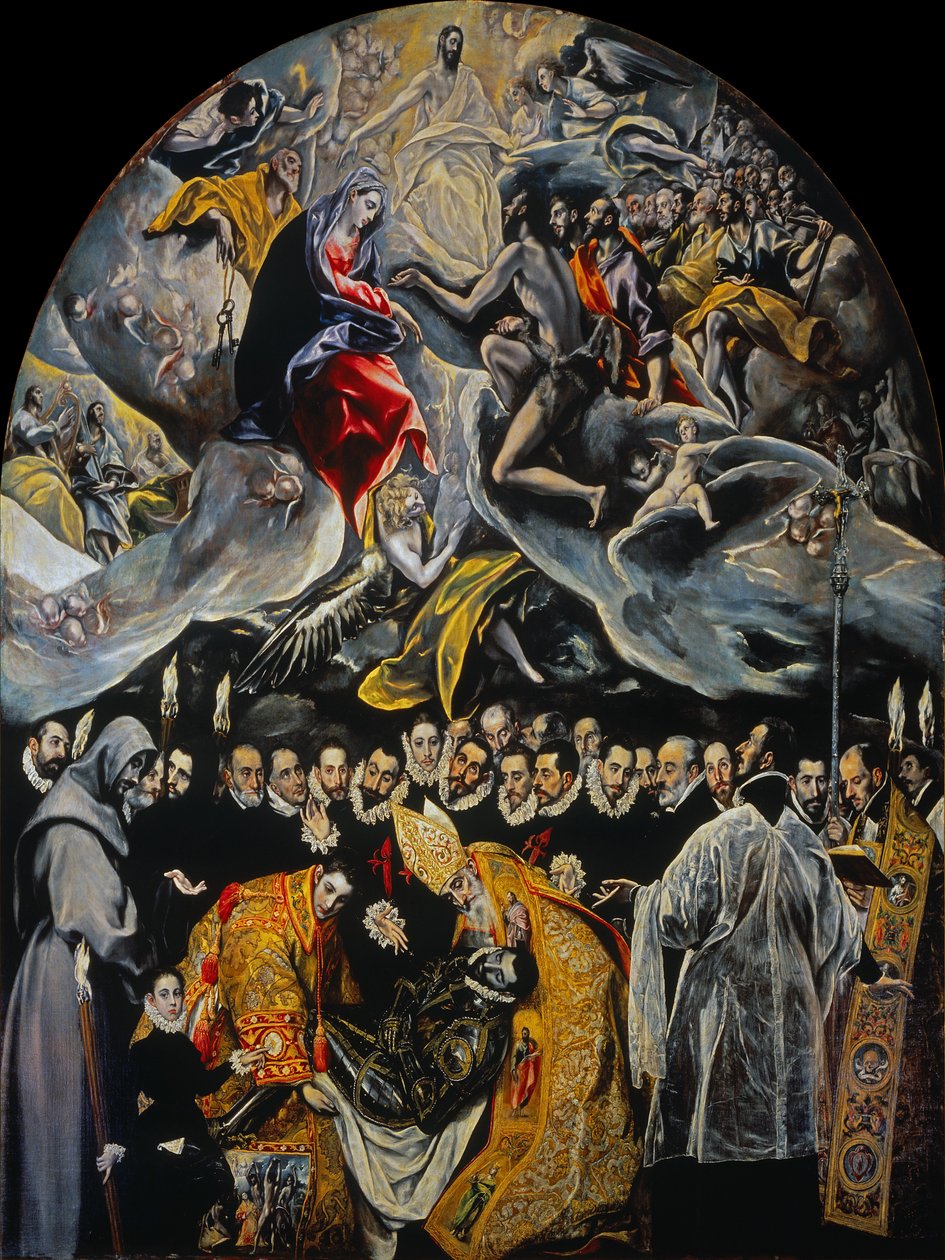 Orgaz Kontunun Cenazesi by El Greco