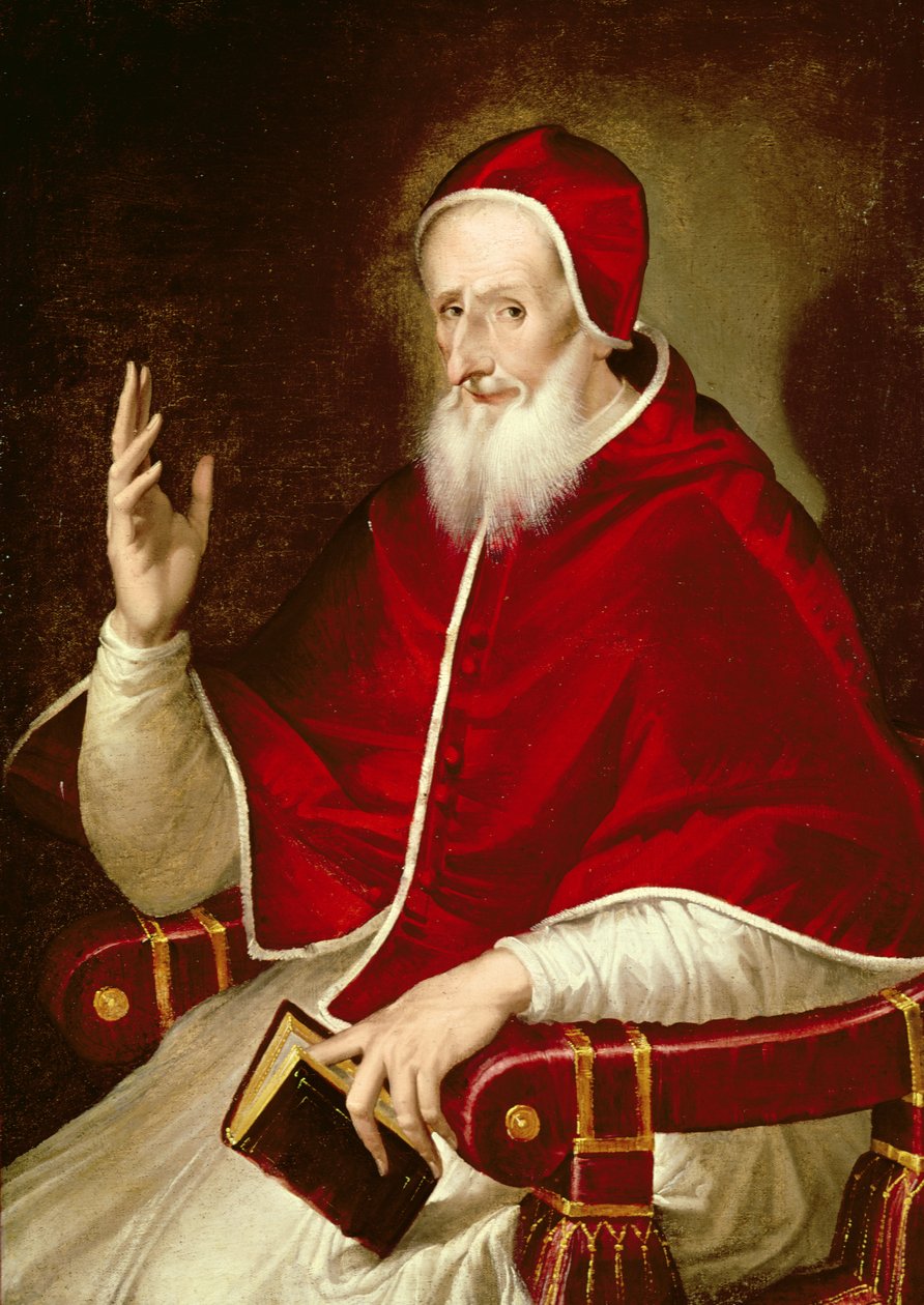 Papa Pius V (1504-1572), c.1571 portresi by El Greco