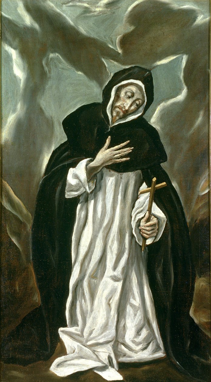Guzmanlı Aziz Dominik (c.1170-1221) by El Greco