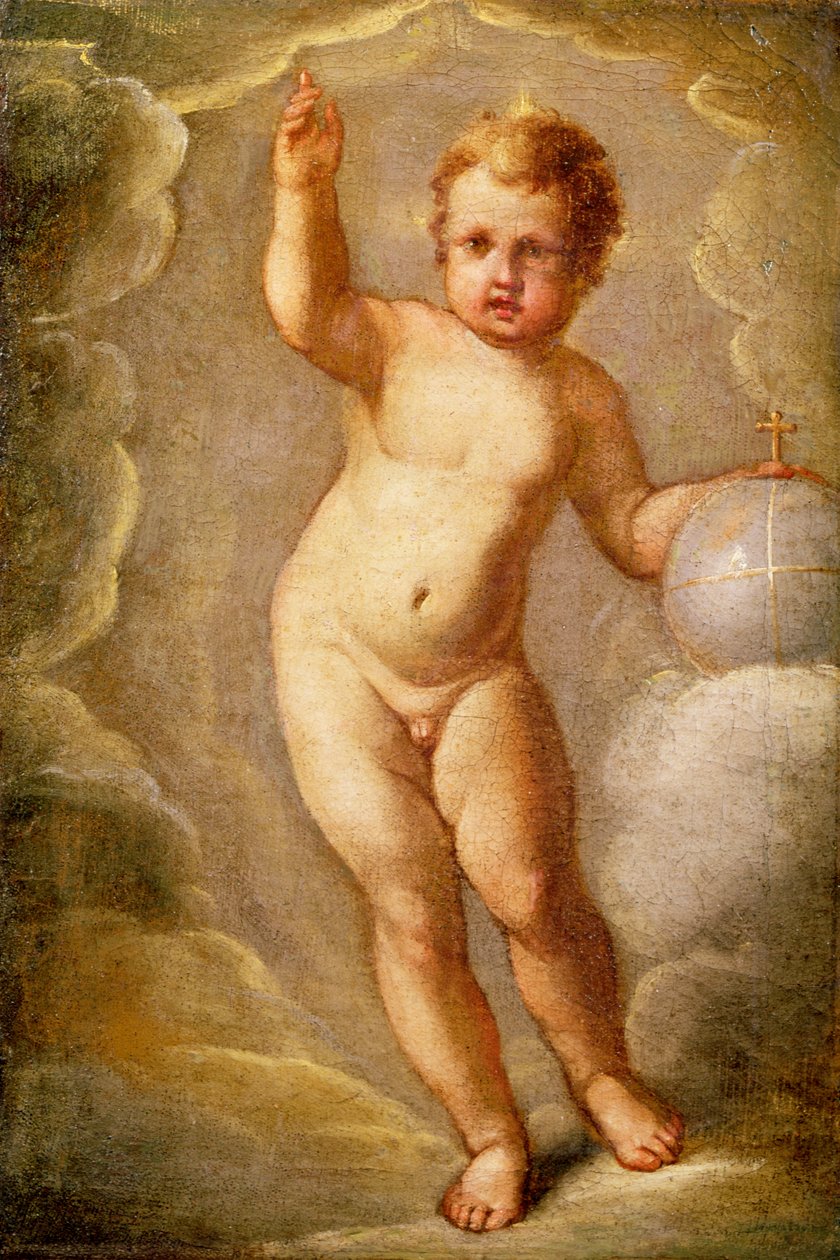 Mesih Çocuk, Dünyanın Kurtarıcısı, c.1565 by El Greco