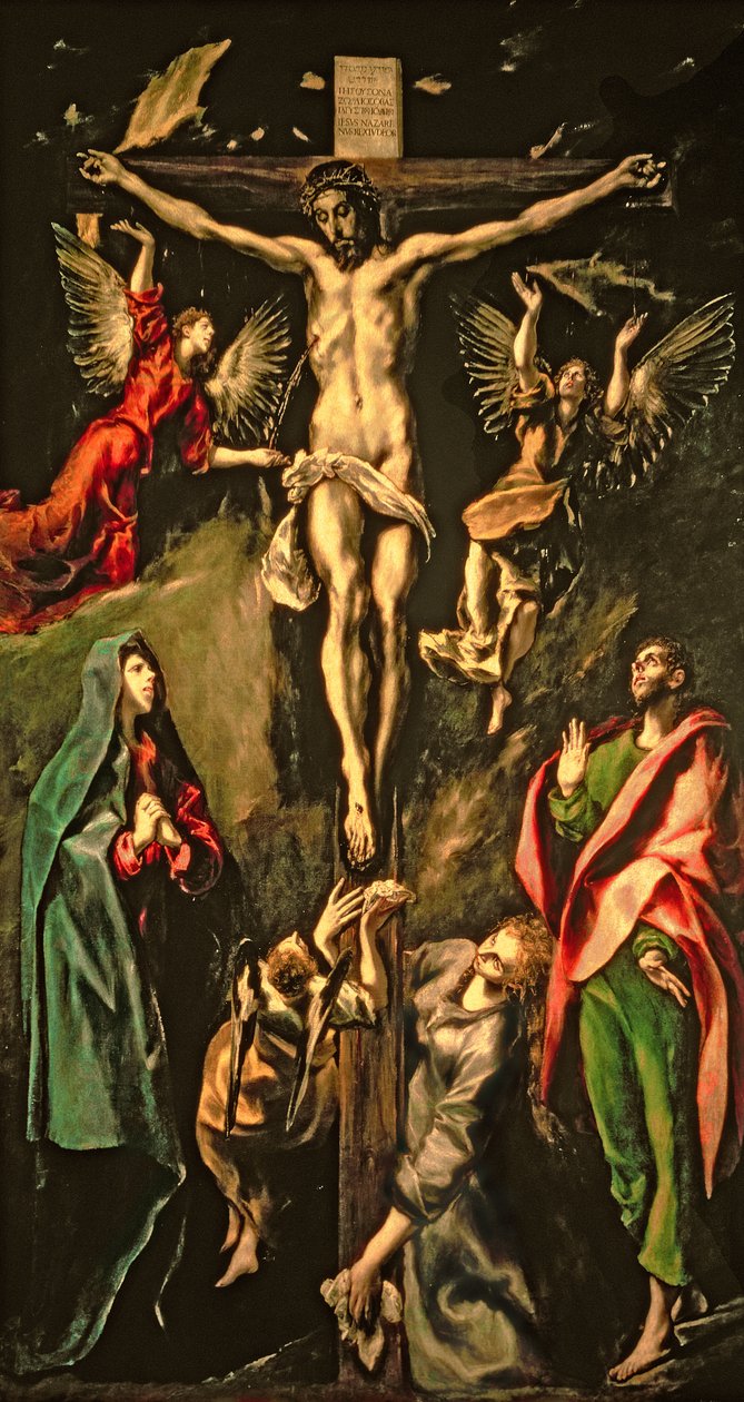 Çarmıha Gerilme, c.1584-1600 by El Greco