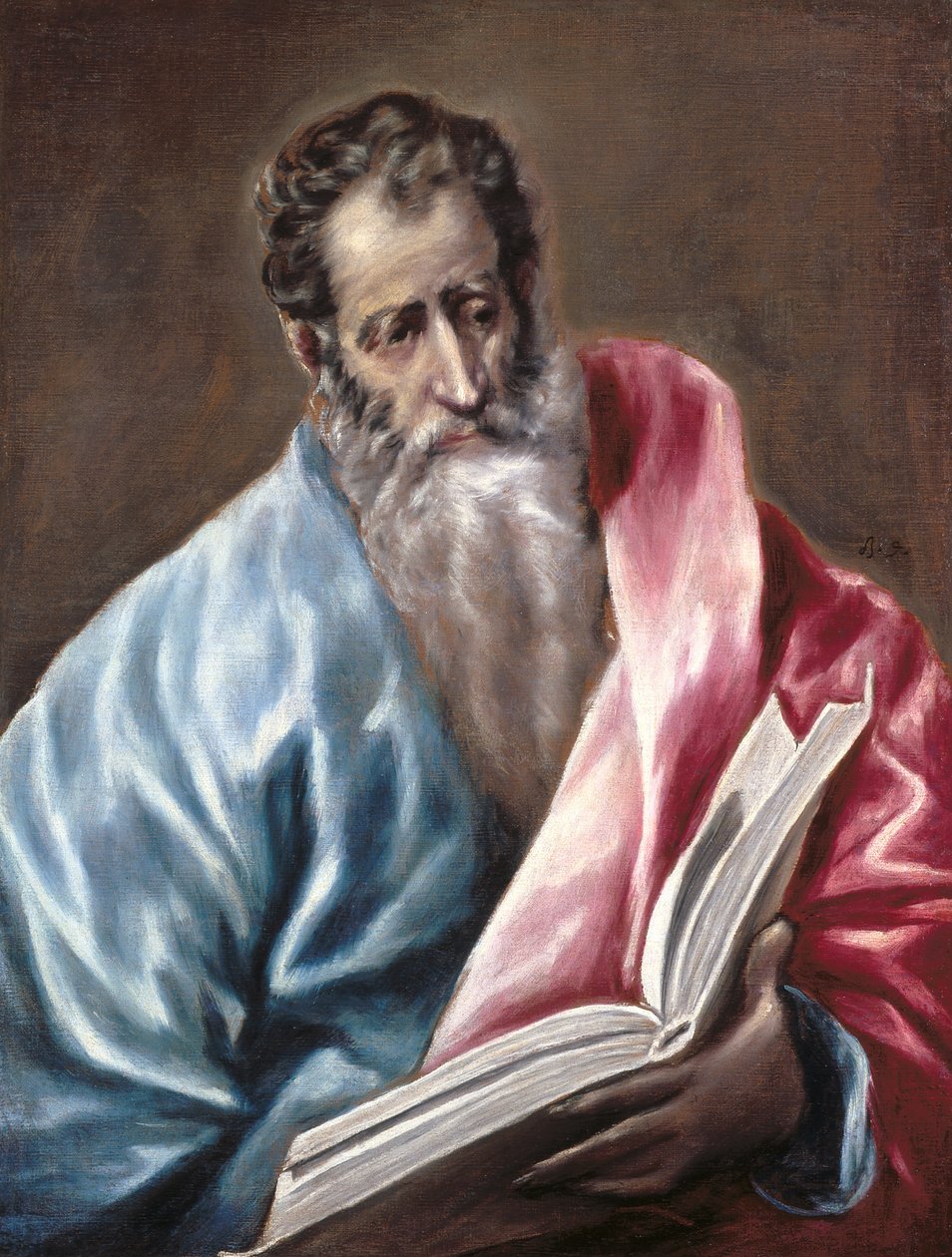 Aziz Matta (tuval üzerine yağlıboya) by El (1541 1614) Greco