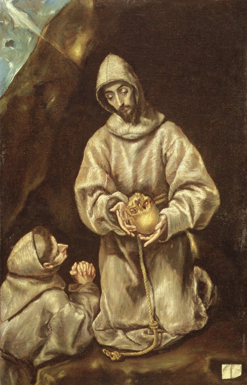 Meditasyonda Keşiş by El Greco