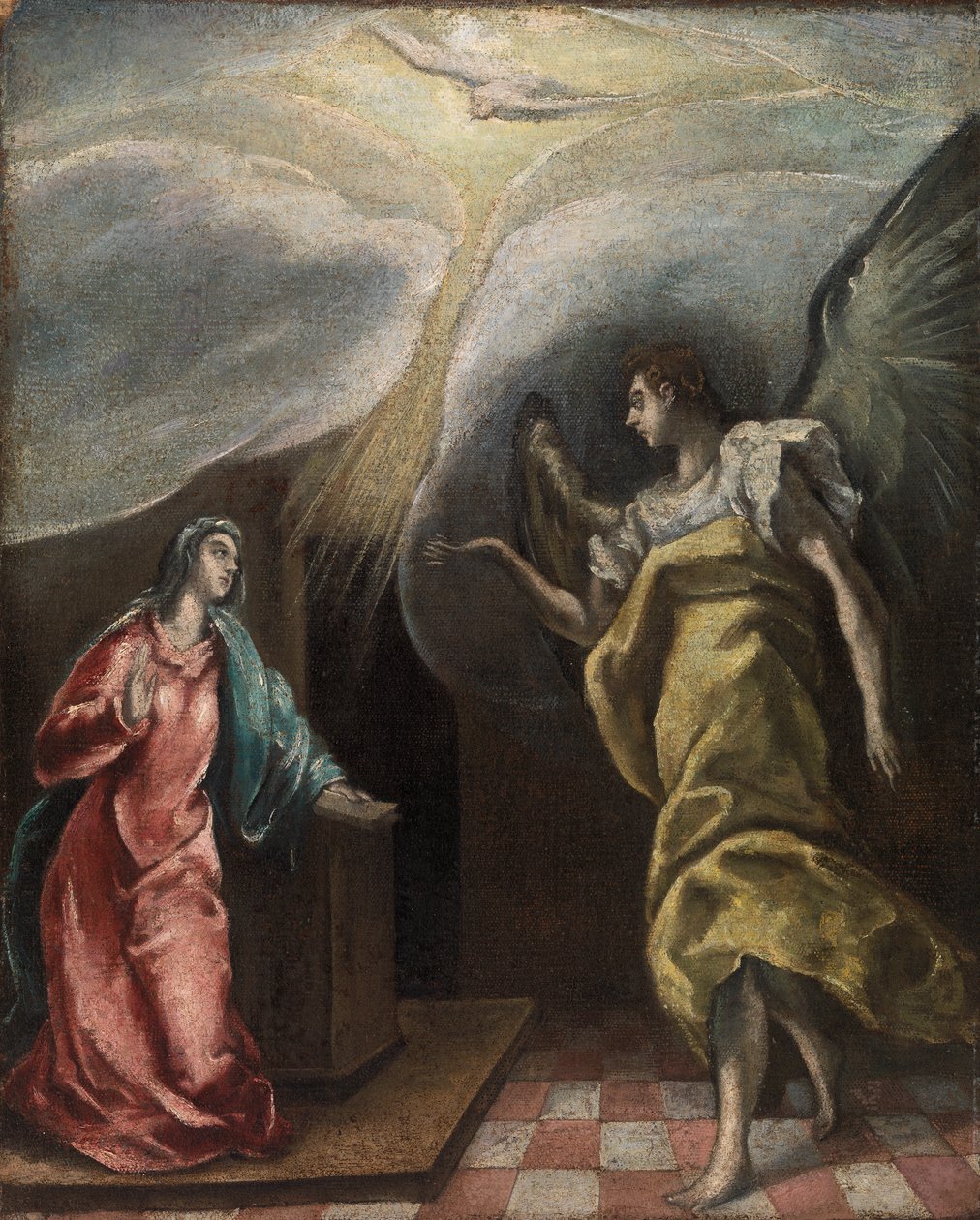 duyuru by El Greco (Domenikos Theotokopoulos)