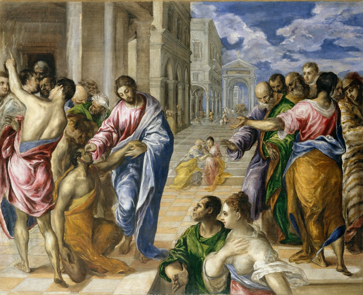 Körleri İyileştiren Mesih, yakl. 1570. by El Greco