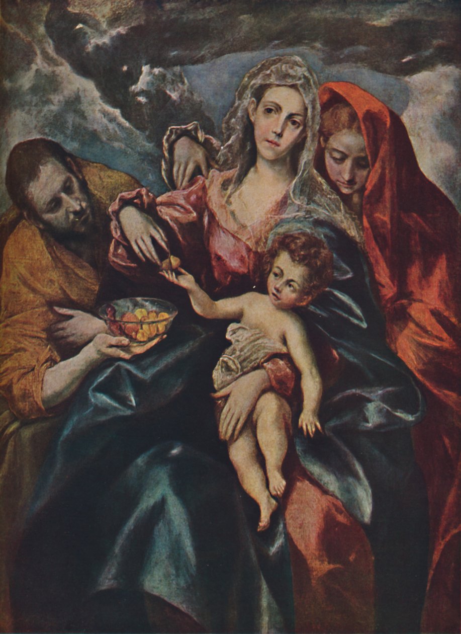 Heilige Ailesi, Kutsal Aile, c1590, 1938 by El Greco