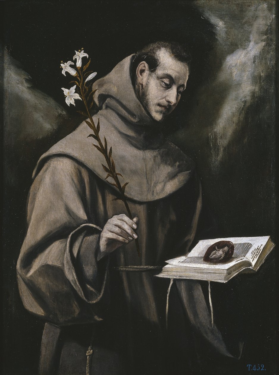 Padua Aziz Anthony, c. 1580 by El Greco