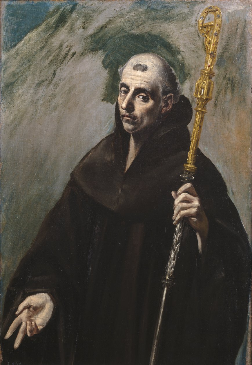 Nursia Aziz Benedict, 1577-1579 by El Greco