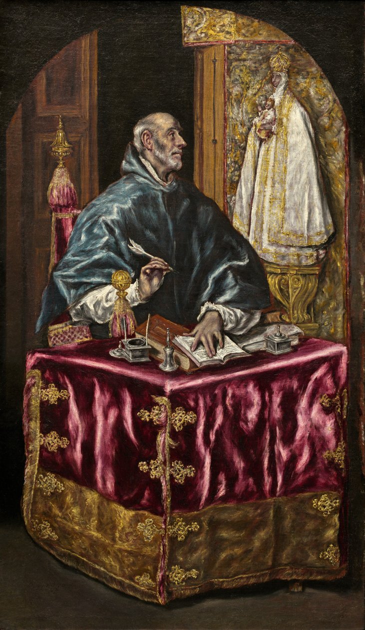 Aziz Ildefonso, c. 16031614. by El Greco