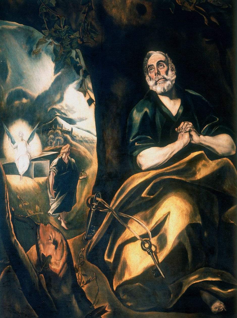 Aziz Peter Gözyaşları, c1561-1614 by El Greco