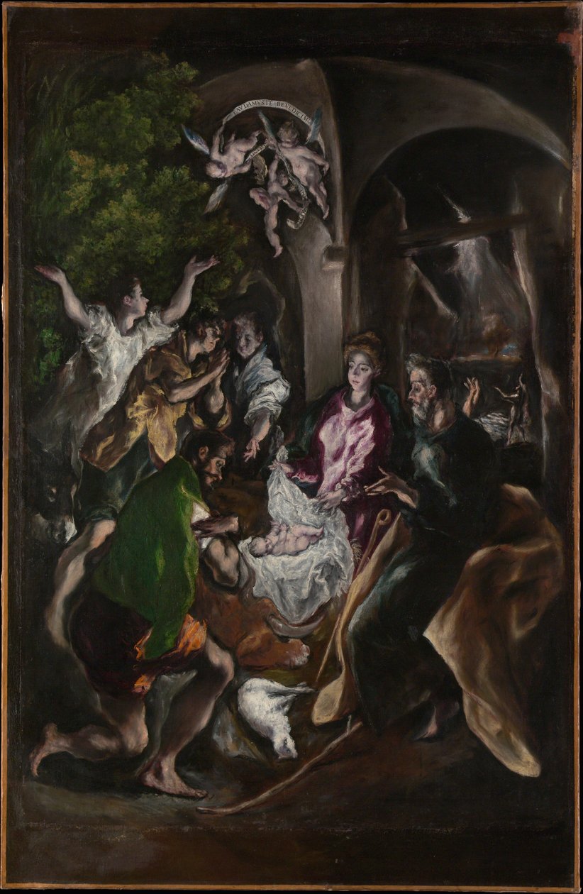 Çobanların Tapınması, c.1605-10 by El Greco