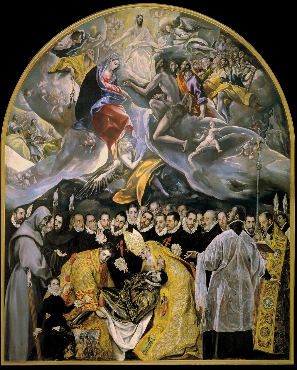 Orgaz Kontunun Cenazesi by El Greco