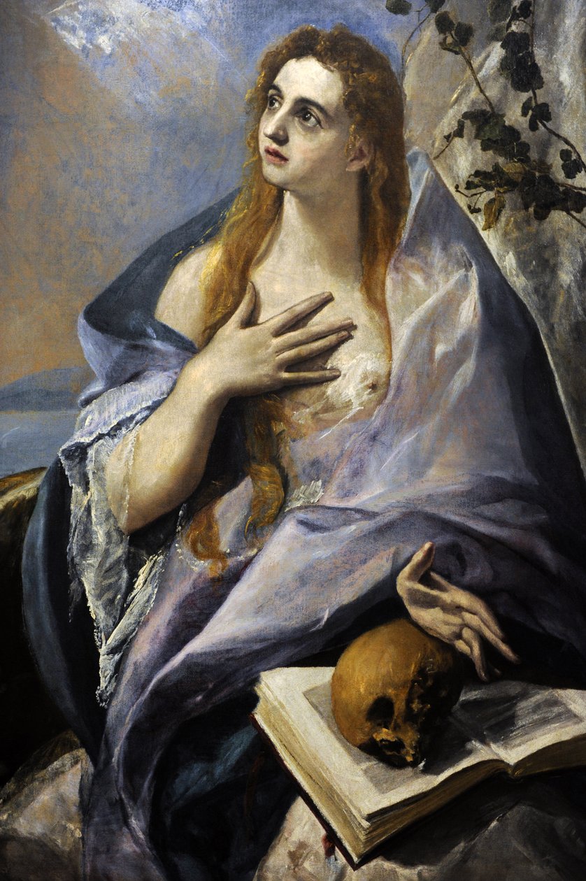 Tövbekar Magdalene, 1576-77 by El Greco