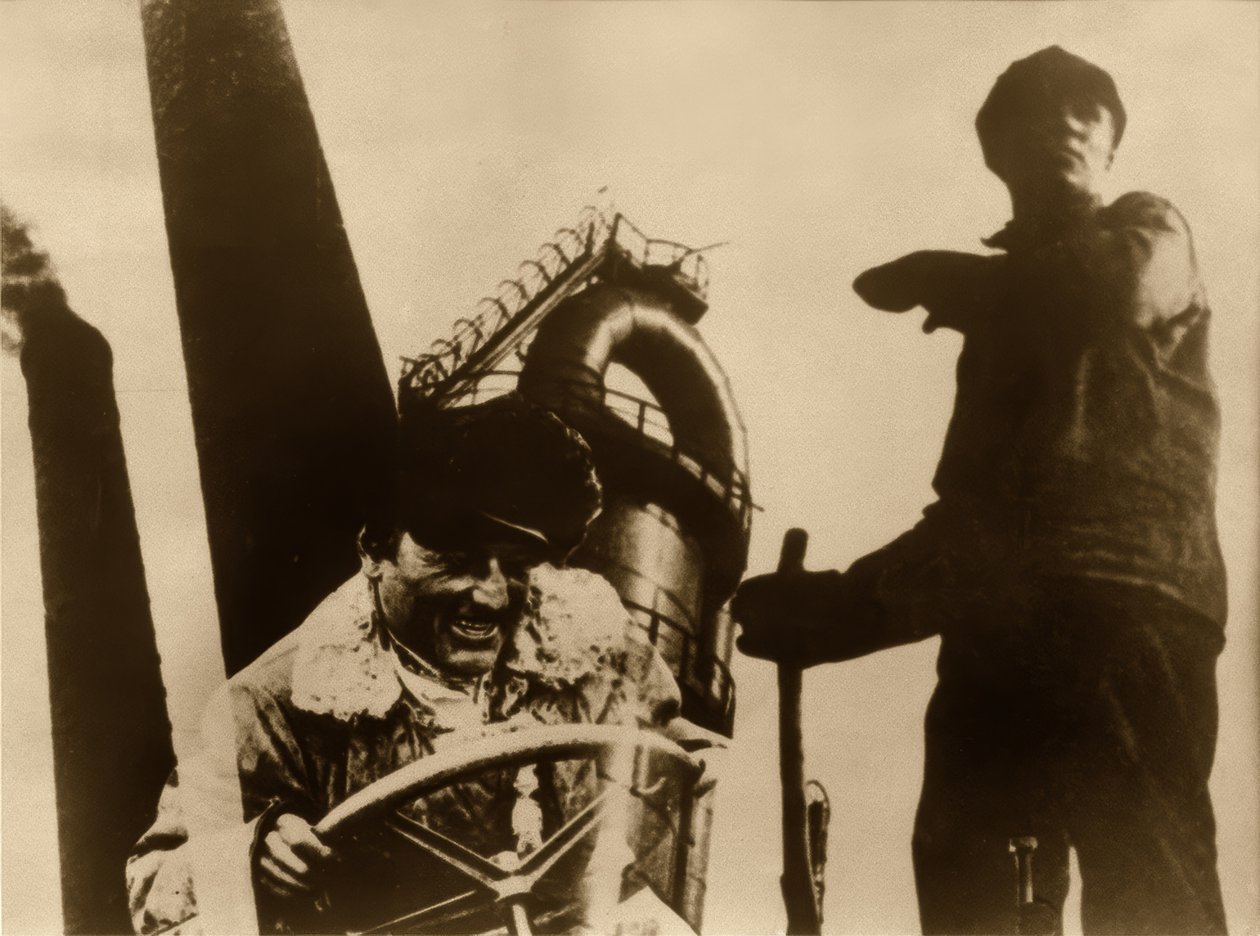 İşçiler ve bacalar by Eliezer Markowich Lissitzky