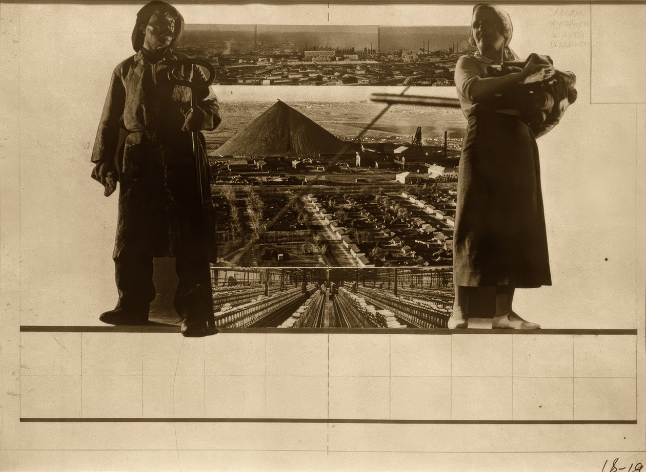 Fabrikalar, fabrikalar, çukurlar, madenler by Eliezer Markowich Lissitzky