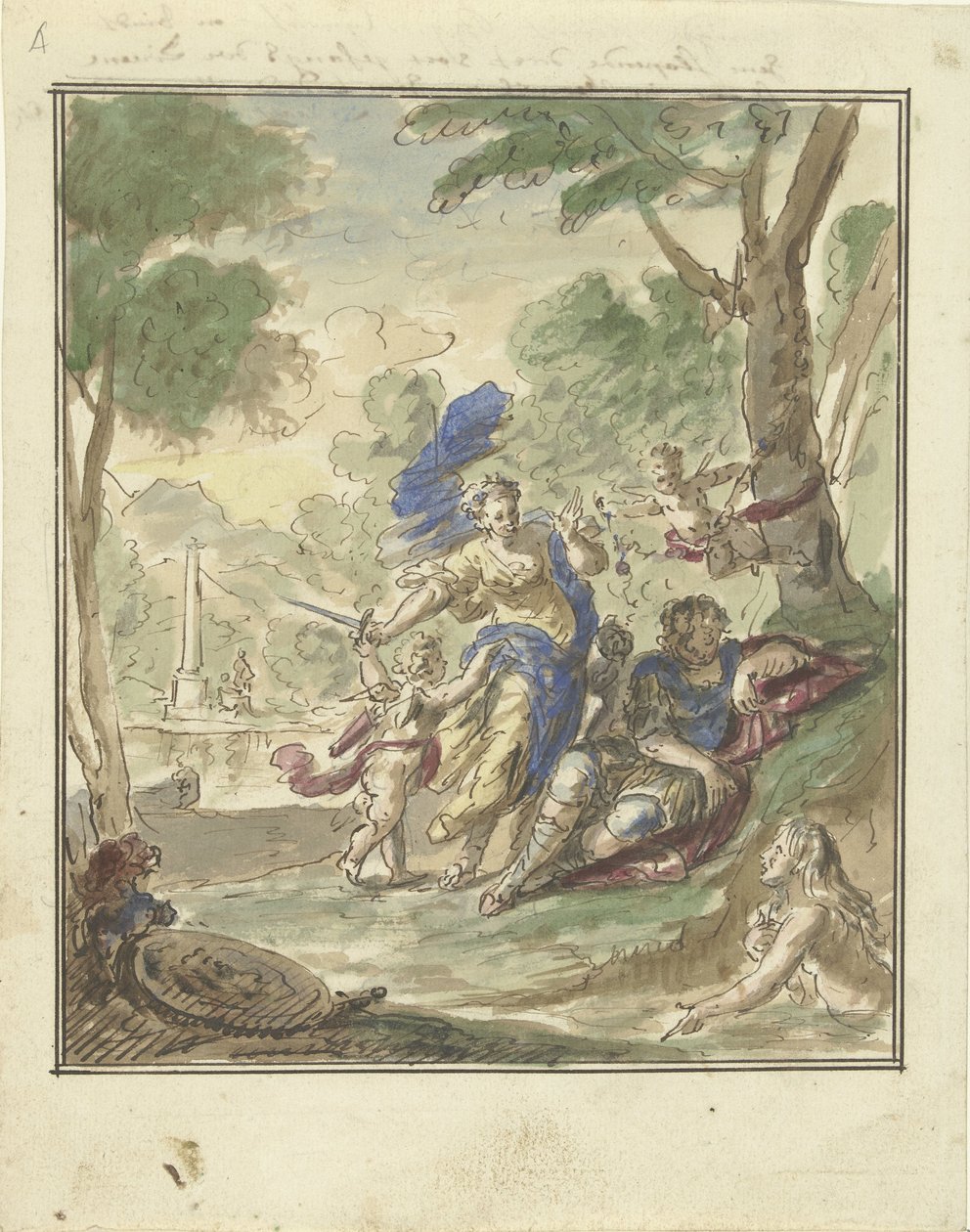 Rinaldo'da silahlı by Elias van Nijmegen