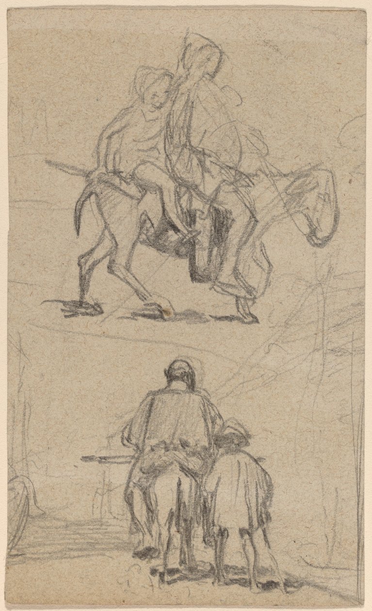 baba, oğul ve eşek by Elihu Vedder