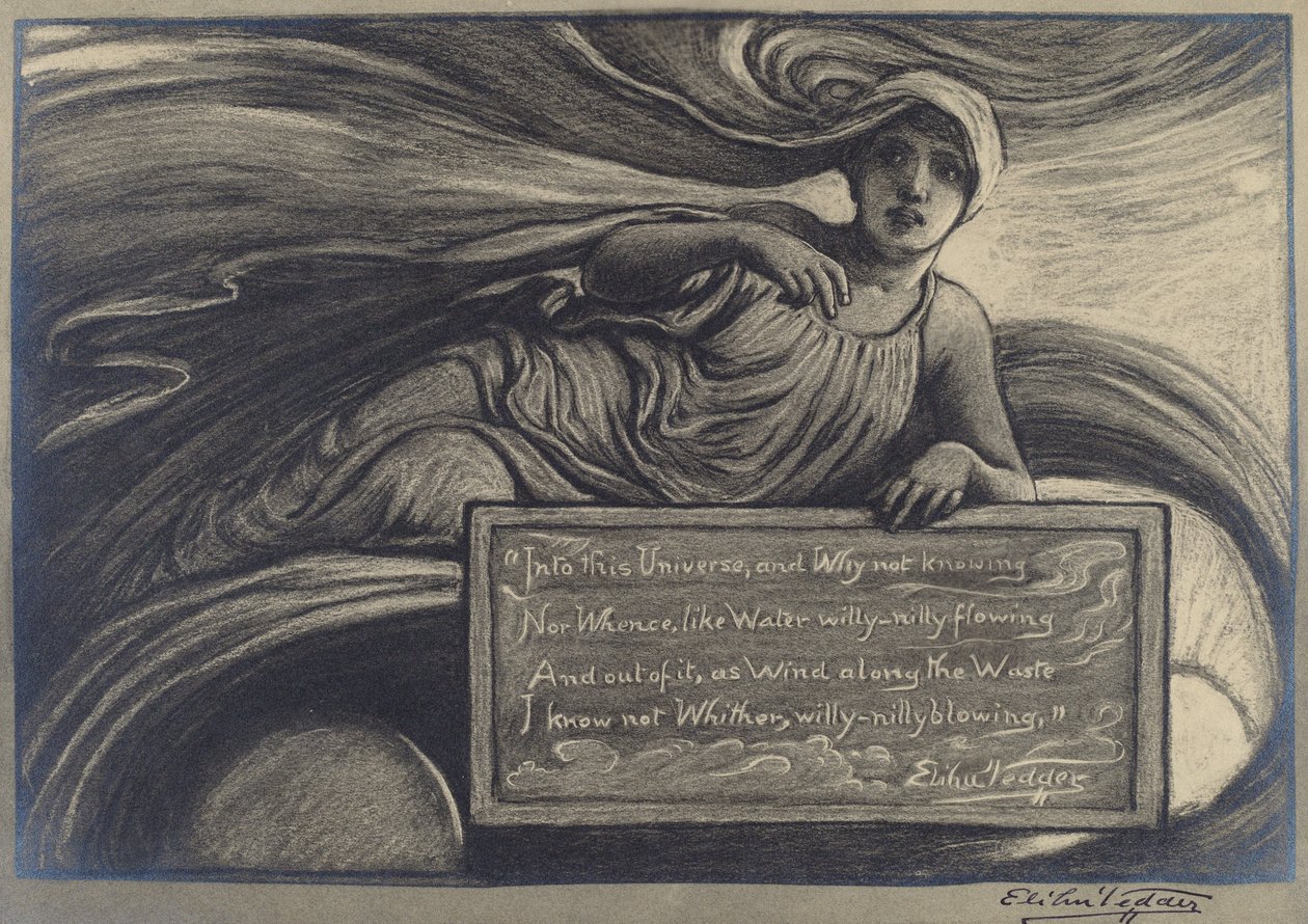 Evrene, 19. yüzyılın sonları ve 20. yüzyılın başlarında. by Elihu Vedder